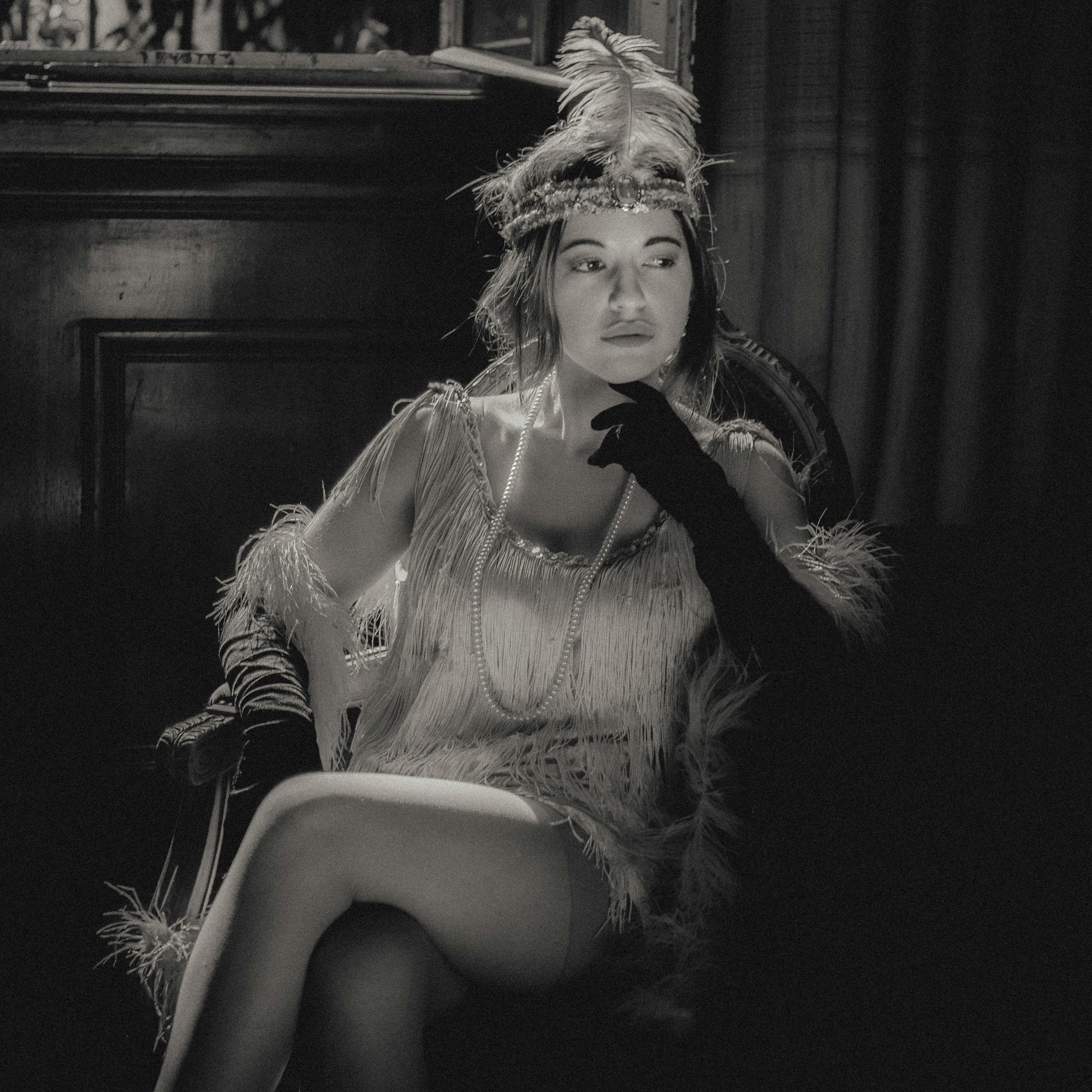 classic 1920s flapper