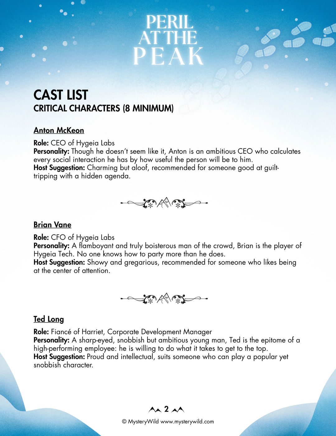 Peril at the Peak