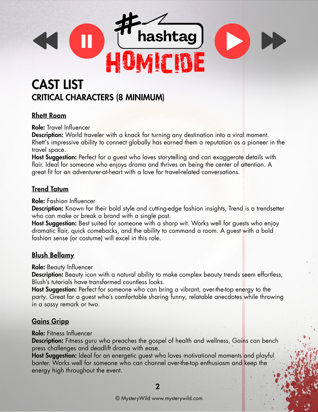 Hashtag Homicide