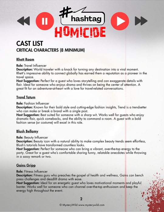 Hashtag Homicide